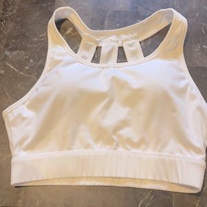 NVGTN (M) White Sports Bra NWOT